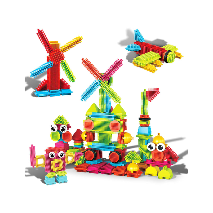 PicassoTiles 112pc Hedgehog Building Blocks Building Set