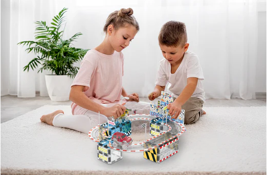 Race Into Fun: Exploring PicassoTiles Magnetic Tiles Race Track Sets