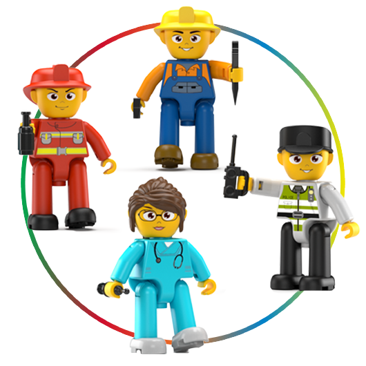 Figures, Brick Blocks & Extras