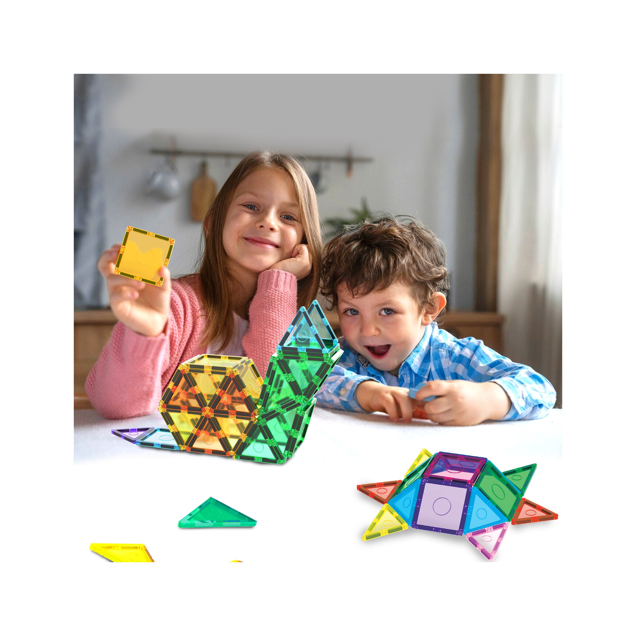 EverPlay 24pc Magnetic Tile Blocks