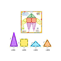 EverPlay 24pc Magnetic Tile Blocks