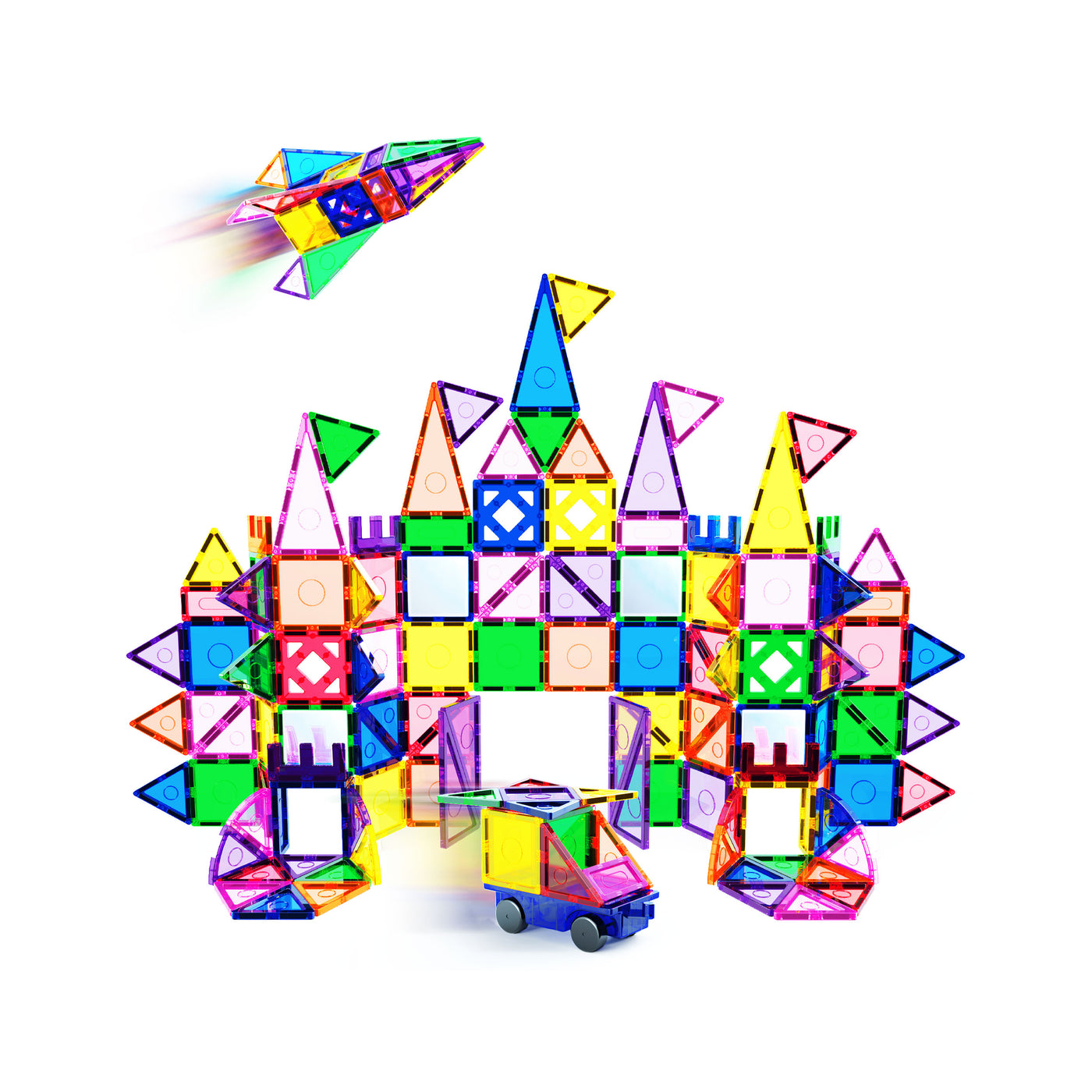Everplay 140 Piece Magnetic Tile Set