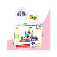 Everplay 66 Piece Magnetic Tile Set