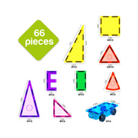 Everplay 66 Piece Magnetic Tile Set