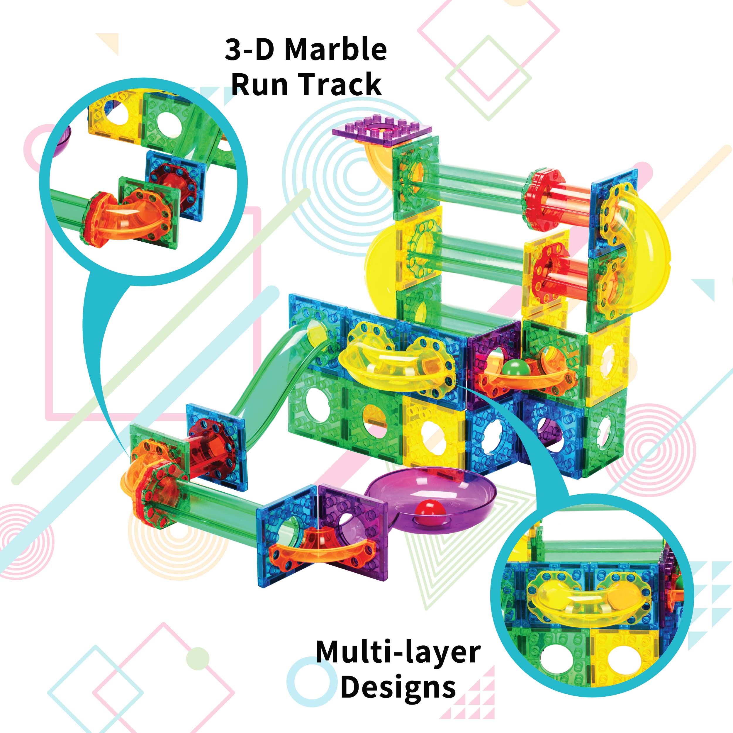 MAGNETIC MARBLE RUN PARADISE 208ピース MAGNETIC MARBLE RUN PARADISE 208ピース