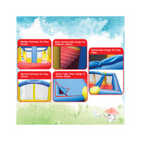 PicassoTiles Jump, Slide, and Dunk Bounce House