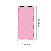 PicassoTiles 4 Piece Pink Race Car Track Long Magnetic Tiles