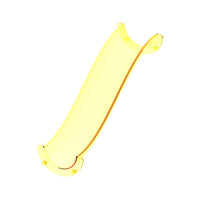Yellow translucent  s-curve plastic track piece