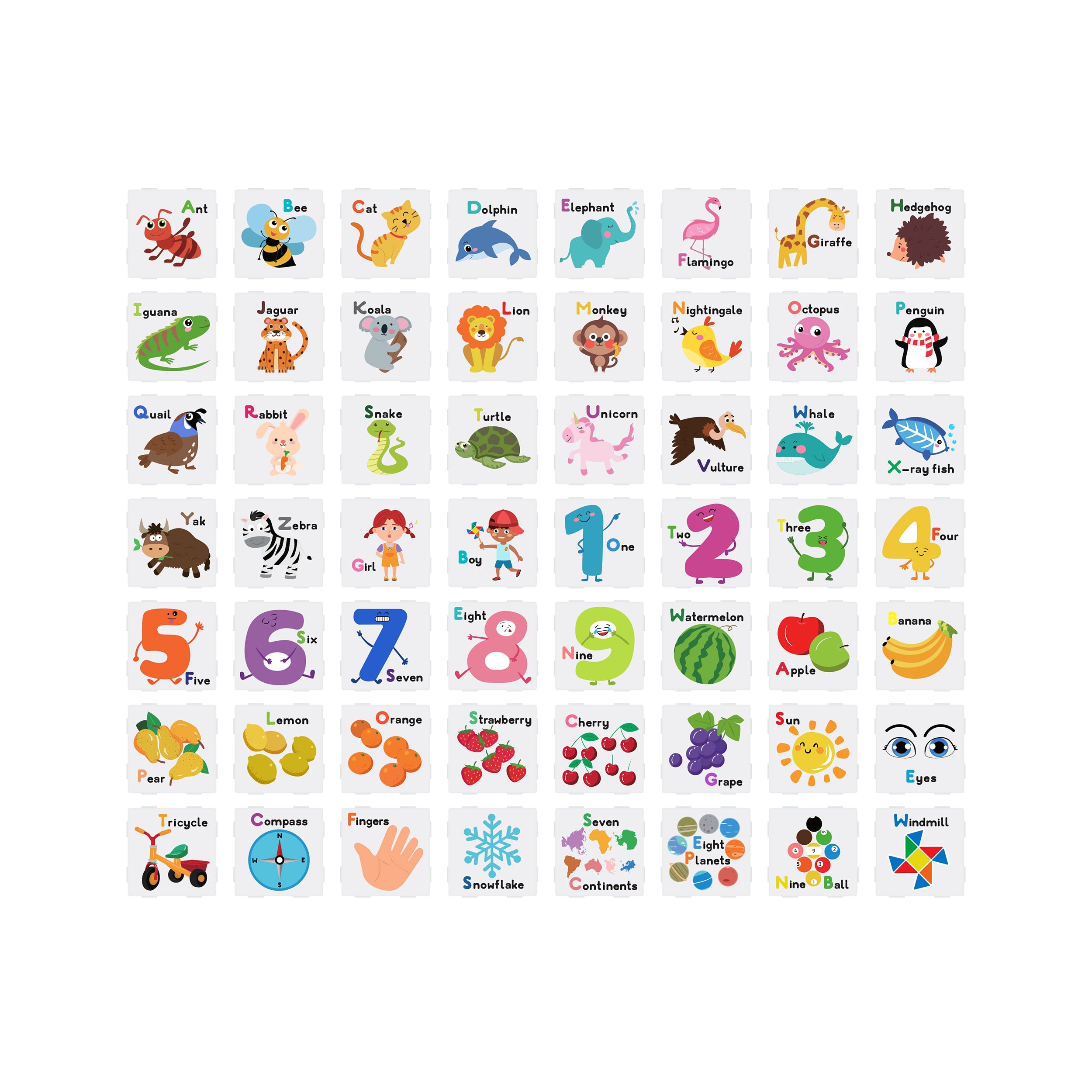 PicassoTiles 102 Piece Magnetic Building Tile Set w/Educational