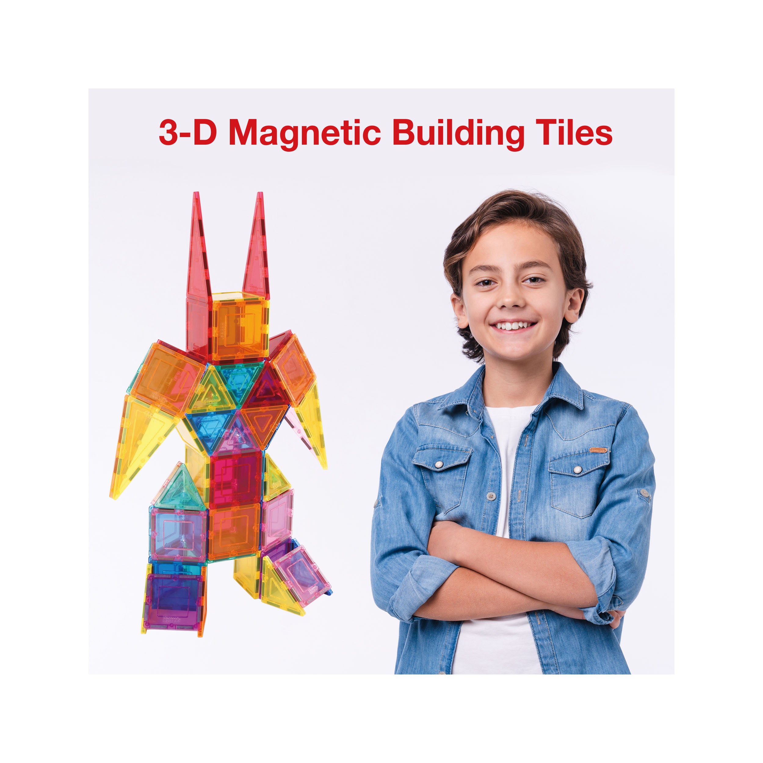 36pc Magnetic Tile Starter Set for Building Ideas| PicassoTiles
