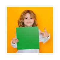 PicassoTiles 10"x10" Classic Multi Color Building Brick Plates - 10 Pack