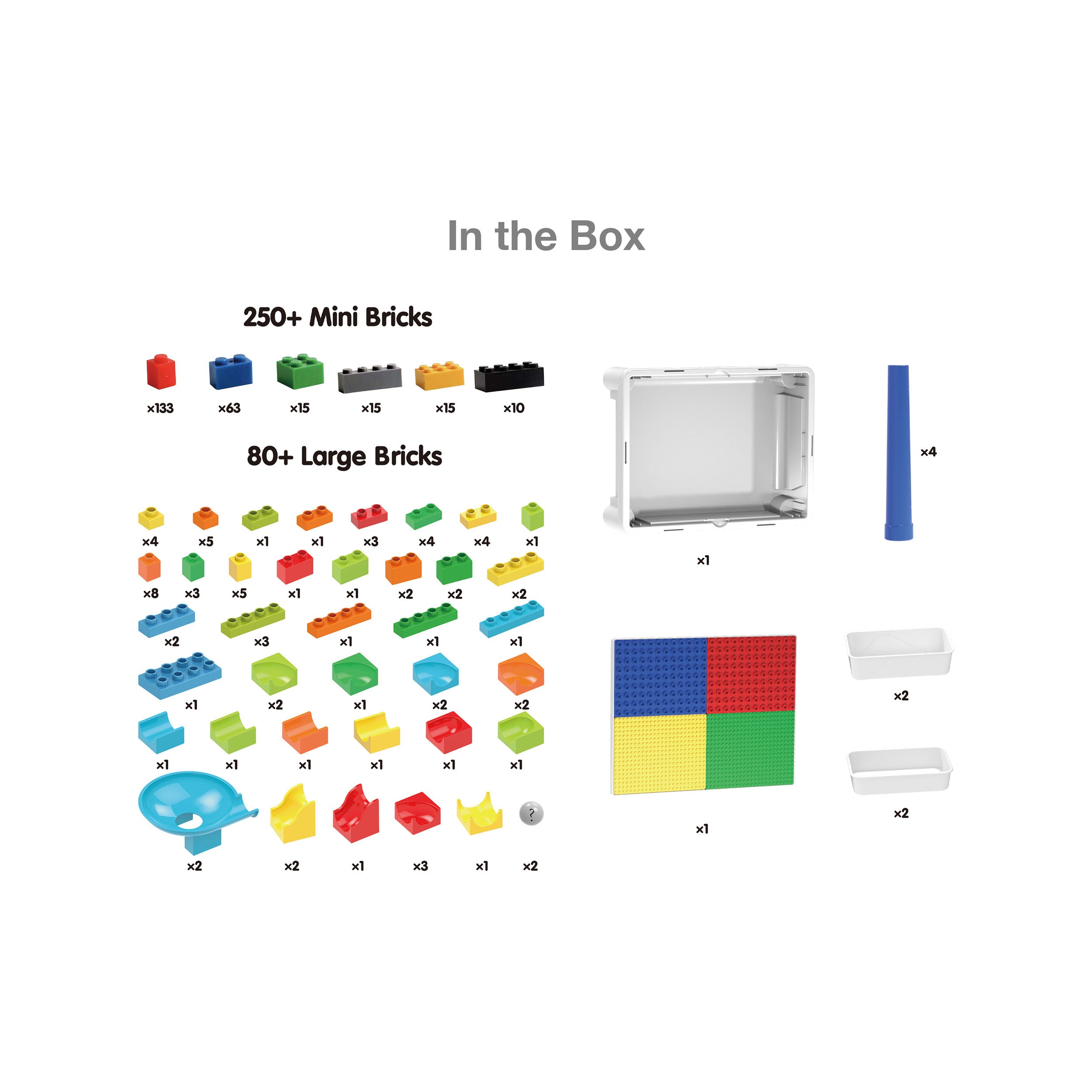PicassoTiles Building Blocks Activity Center Table Set
