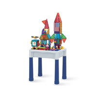 PicassoTiles 316pcs Building Brick Activity Play Table Set