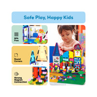 PicassoTiles 585 Piece Mega Activity Center Table