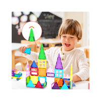 PicassoTiles Magnetic Tile Building Blocks with Storage Carry Bag - 101 Pieces