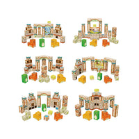 PicassoTiles Dinosaur Themed Magnetic Cube Mix and Match Building Blocks - 72 Pieces