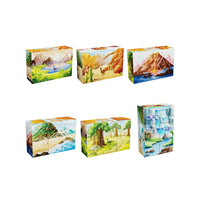 PicassoTiles Dinosaur Themed Magnetic Cube Mix and Match Building Blocks - 72 Pieces