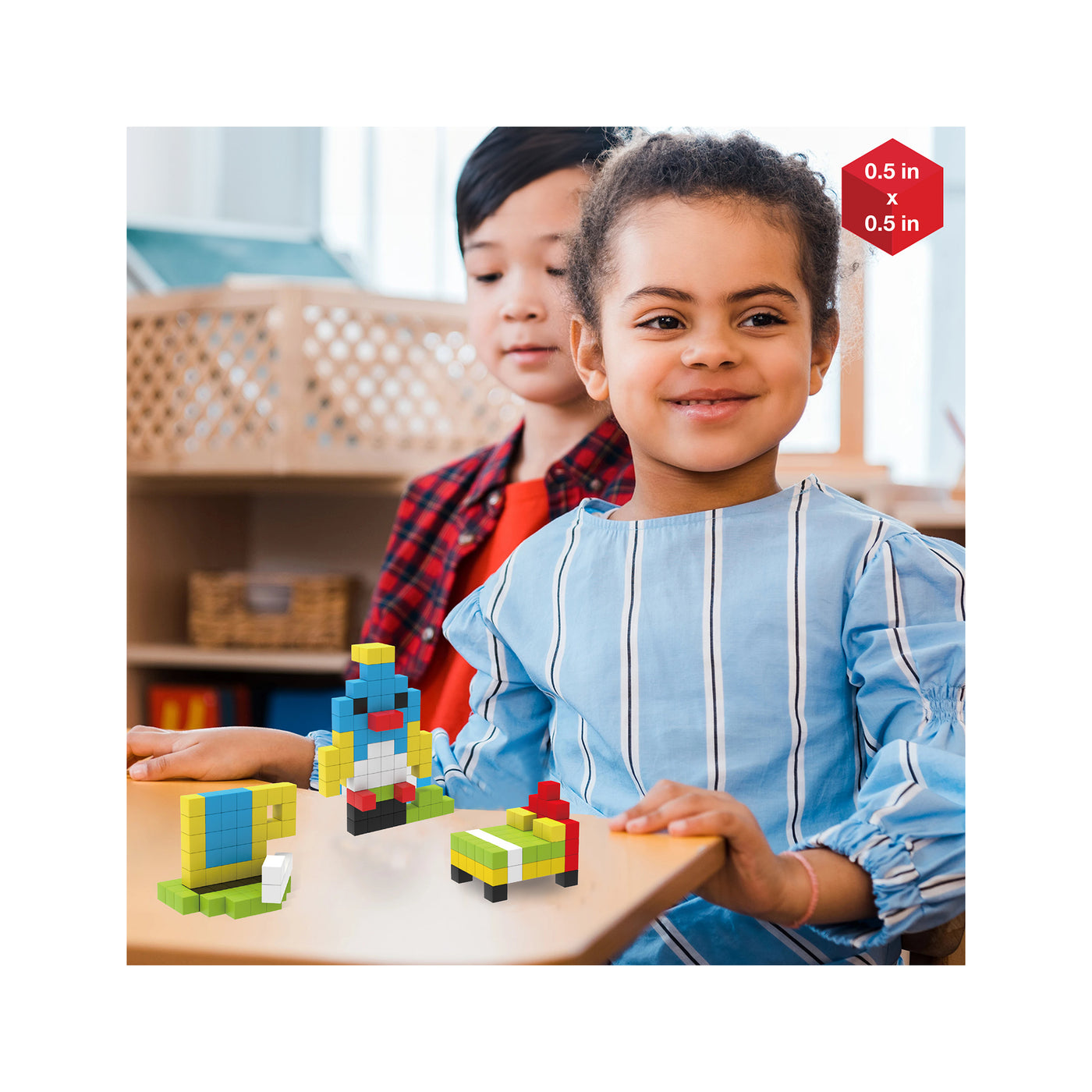 PicassoTiles Pixel Mini Magnetic Cube Puzzle 100pcs