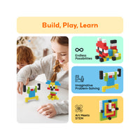 PicassoTiles Pixel Mini Magnetic Cube Puzzle 100pcs