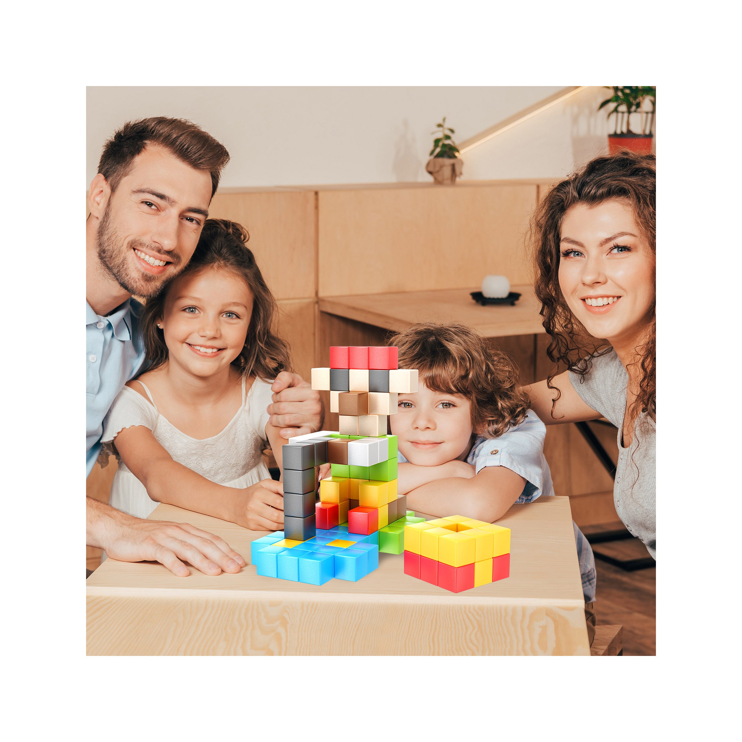 PicassoTiles 102pc Mini Pixel Puzzle Cube Set · PicassoTiles