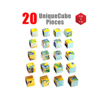 PicassoTiles 20pc 1" Magnetic Puzzle Cubes World Famous Paintings Set