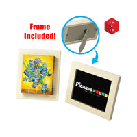 PicassoTiles 20pc 1" Magnetic Puzzle Cubes World Famous Paintings Set