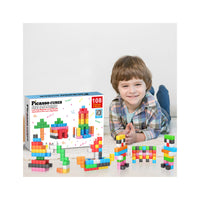 PicassoTiles Magnet Cube Building Blocks 108 Pieces