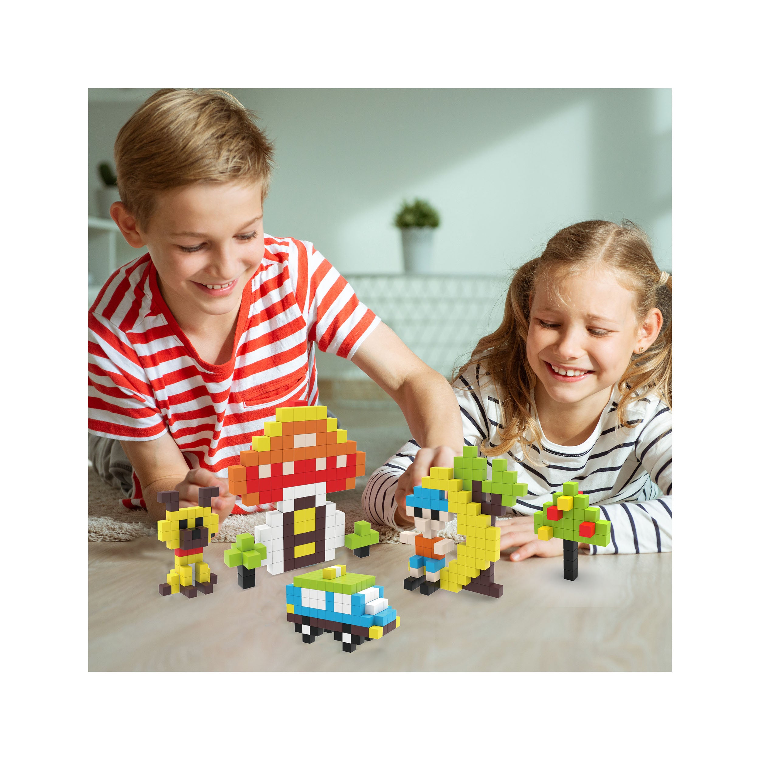 PicassoTiles 0.5” Pixel Magnetic Puzzle Cube 200 Piece Mix ＆ Match Cubes Sensory Toys STEAM Education Learning Building Block 　並行輸入 PicassoTiles 400pc Magnetic Tiles Mini Pixel Puzzle Cubes