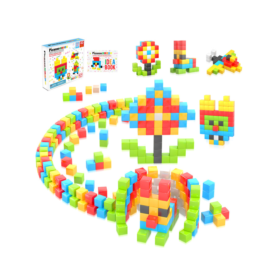 PicassoTiles Magnetic Puzzle Cubes Starter Set