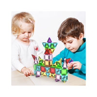 PicassoTiles 50pc Nano Magnetic Building Tiles Construction Travel Set