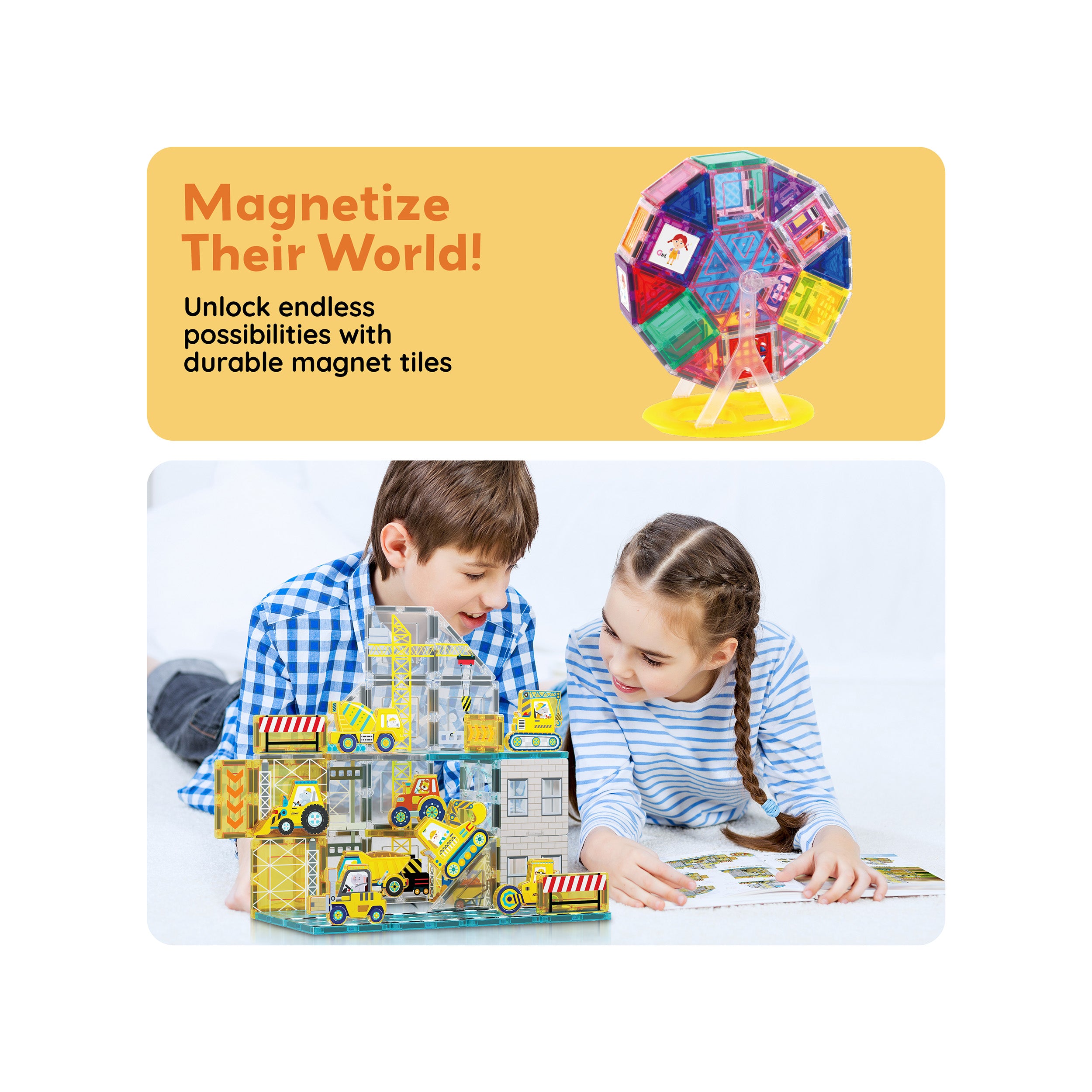 PicassoTiles IDEA Book for Toy Magnet Tiles · PicassoTiles