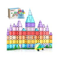 PicassoTiles 61-Piece Magnetic Building Blocks Set  STEM Toy with Storage Bag