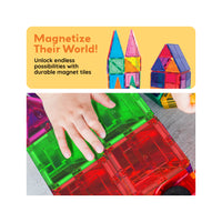 PicassoTiles 100 Classic Piece Magnet Building Tiles