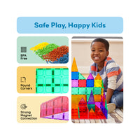 PicassoTiles Magnetic Tile XL Foundation Set