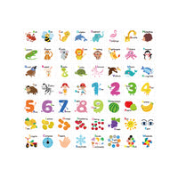 PicassoTiles Graphical Inserts 121 Piece Magnetic Building Block Set