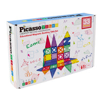 PicassoTiles Educational Letter Play Magnet Building Tiles