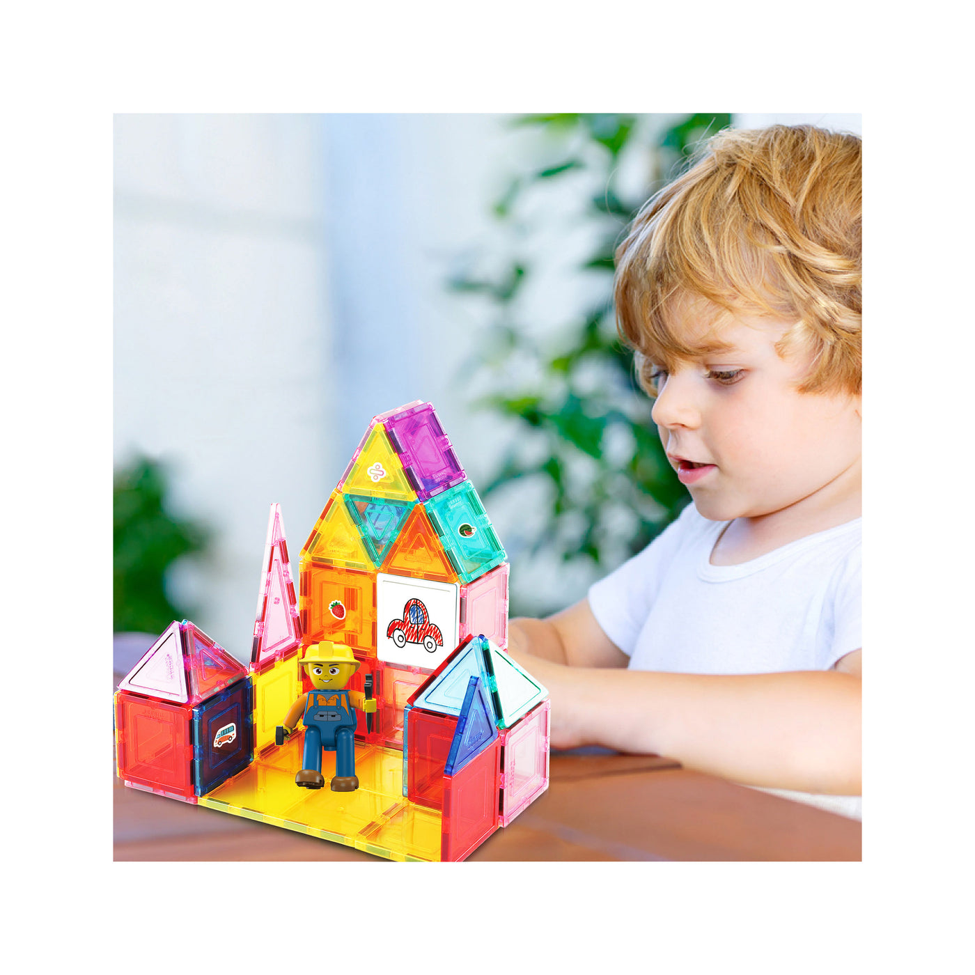 PicassoTiles 350pc Mega Magnetic Tile Builder Set · PicassoTiles