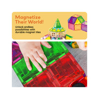PicassoTiles Magnetic Tile Classic 61pc Building Set