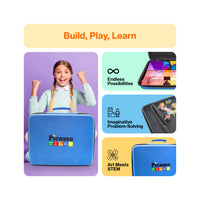 PicassoTiles Magnetic Tiles Storage Water Resistant Medium Toy Case