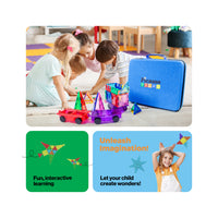 PicassoTiles Magnetic Tiles Storage Water Resistant Medium Toy Case