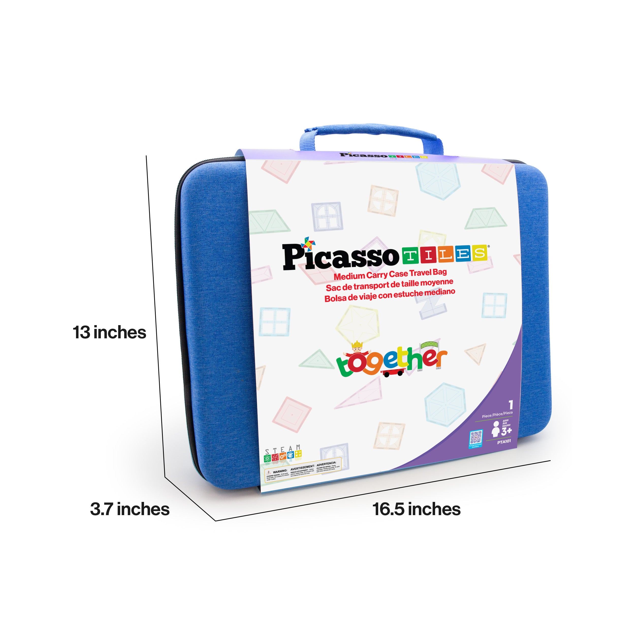 PicassoTiles Magnetic Tiles Storage Water Resistant Medium Toy