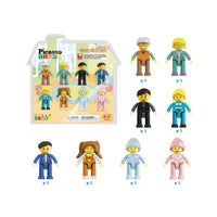 PicassoTiles Family Character Action Figure Magnet Toys