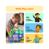 PicassoTiles Family Character Action Figure Magnet Toys