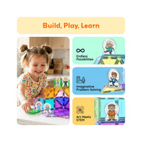 PicassoTile Magnetic Family Figures 8pc