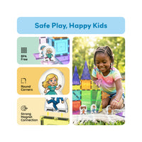 PicassoTile Magnetic Family Figures 8pc