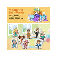 PicassoTile Magnetic Family Figures 8pc