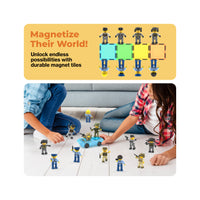 PicassoTiles Law Enforcement & Military Character Figure Set