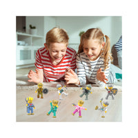 PicassoTiles Medieval King and Knights Magnet Tile Character Figure Set
