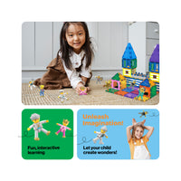 PicassoTiles Medieval King and Knights Magnet Tile Character Figure Set