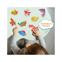 PicassoTiles Magnet Tiles Building Blocks 8 Dinosaur  Action Figures
